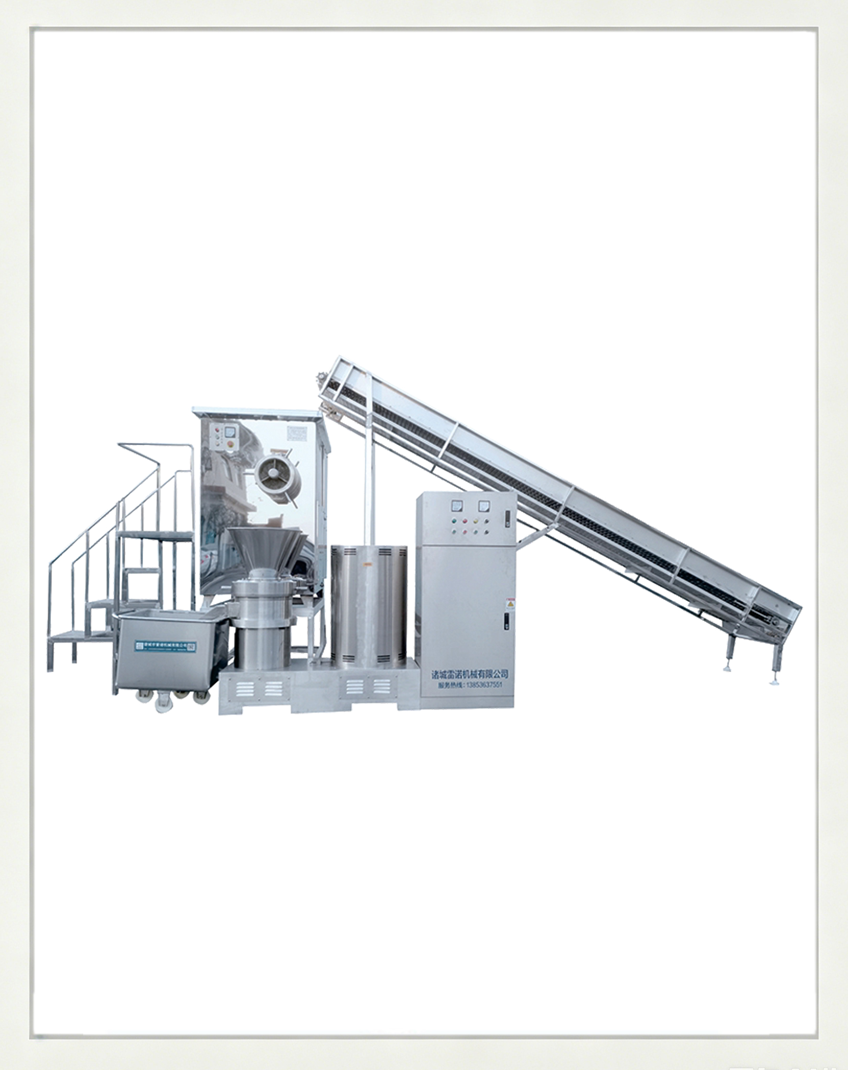 Frozen meat pretreatment production line