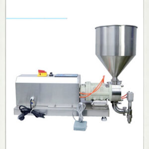 GTX series stainless steel gear quantitative filling machine high viscosity paste meat sauce pet food filler with anti-drip valve & auto reverse cleaning