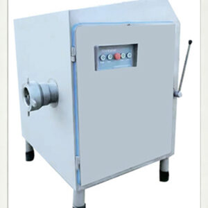 Double auger feeding structure inside 130 frozen meat grinder stainless steel screw detail