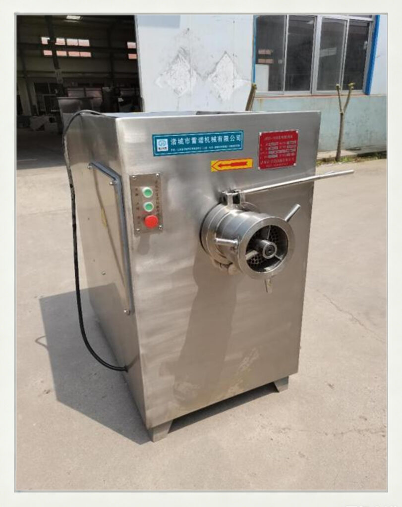JR-160 large capacity frozen meat grinder high power industrial meat processing equipment for pet wet food production line