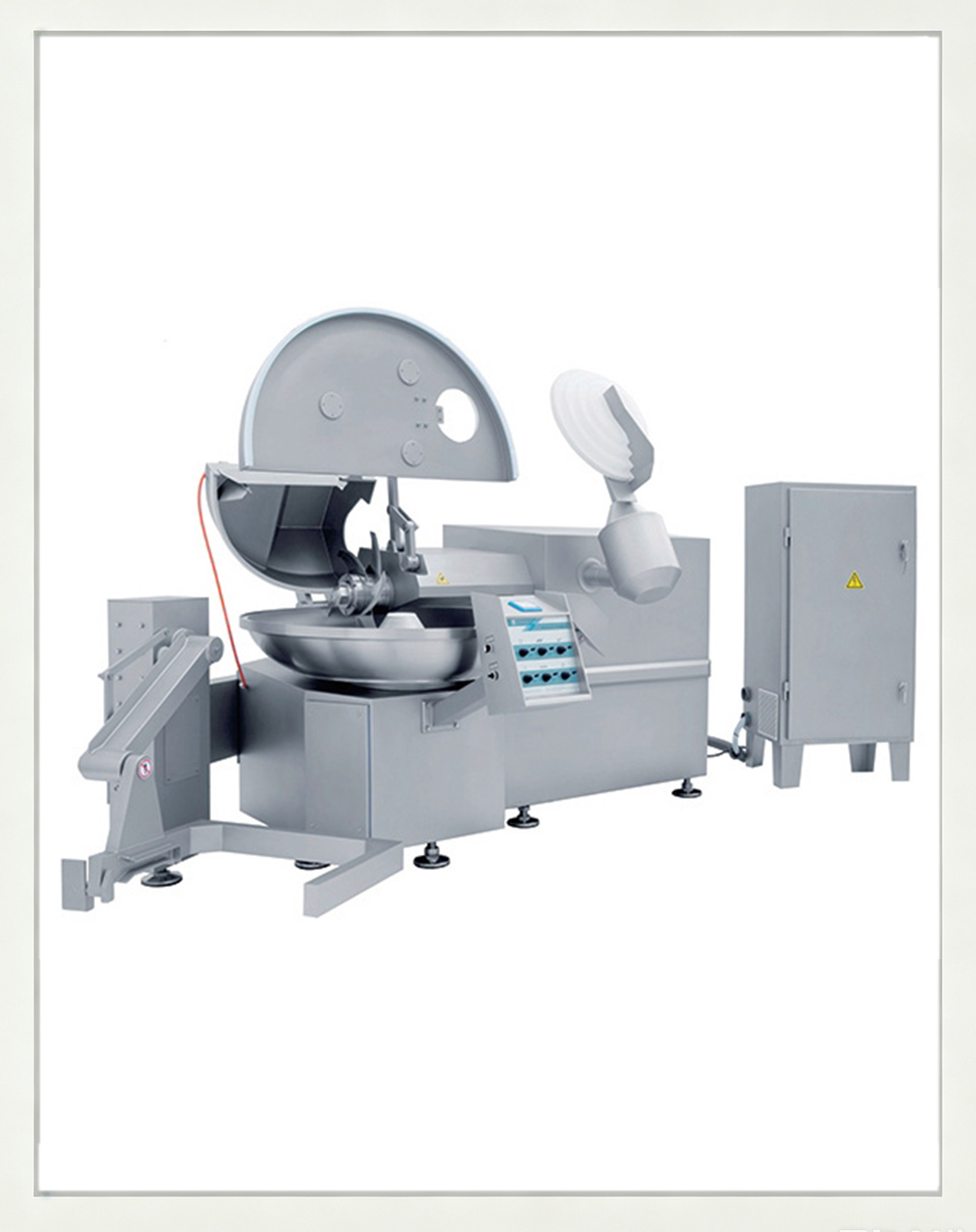ZB series high speed chopper mixer 200/330 SUS304 stainless steel meat emulsifying machine for sausage meatball pet food production