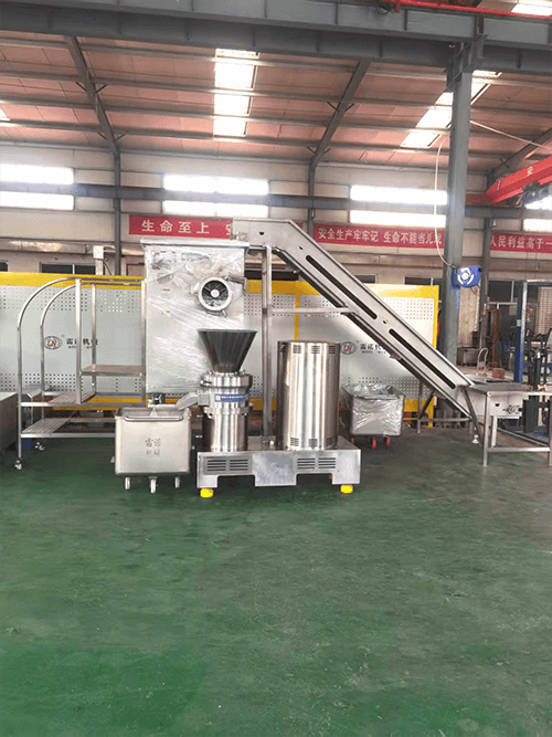 no-thaw frozen bone meat processing line