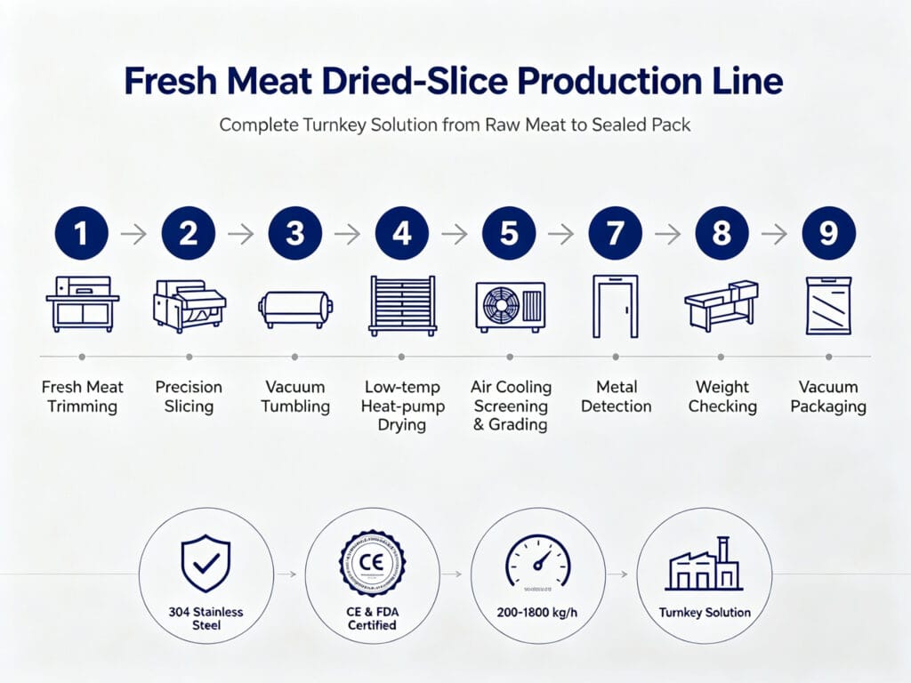Pet Fresh Meat Treat Production Line